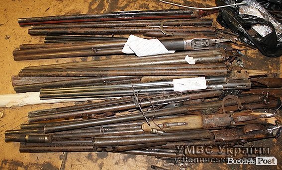 На Волині правоохоронці вилучили партію зброї 