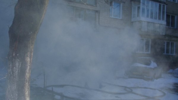 Пожежа в багатоповерхівці у Луцьку. ФОТО