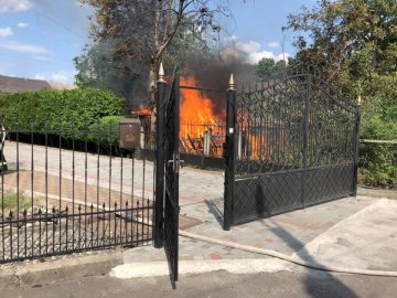 У Володимирі-Волинському – пожежа. ФОТО