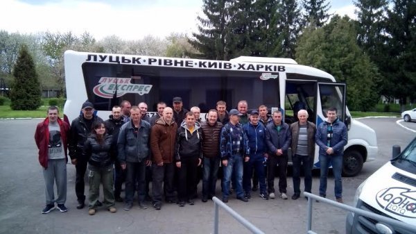 Волинські бійці АТО молилися за  здоров'я в Зимненському монастирі. ФОТО