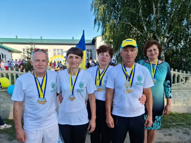 Підгайцівська громада виборола 11 медалей у змаганнях 50+. ФОТО