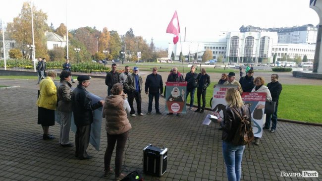 Чесний суд і відкриті списки: Луцьк приєднався до всеукраїнської акції протесту