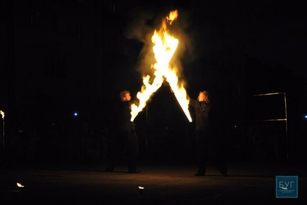День міста у Володимирі-Волинському закінчився незвичайним фаєр-шоу. ФОТО