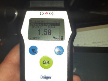 У Луцьку затримали п'янючого водія. ВІДЕО