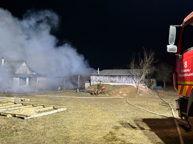 На Волині під час пожежі загинув чоловік