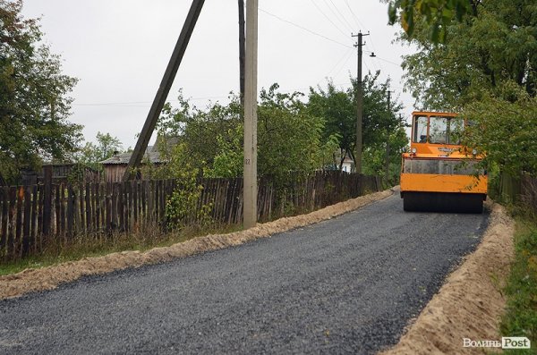 вулиця Зелена у селі Скулин