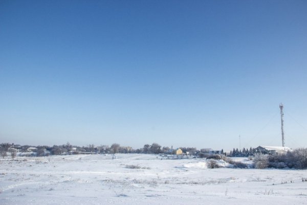 Волинське містечко перетворилося у засніжену казку