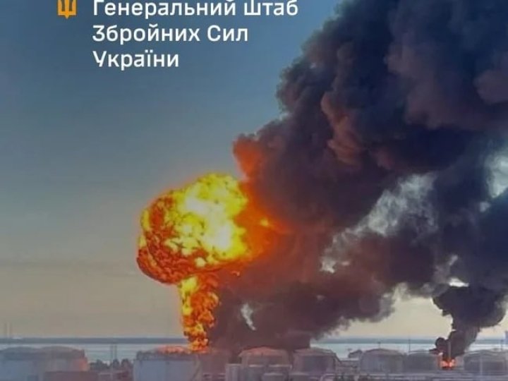 Сили оборони уразили російські кораблі в Петербурзі, де путін має виступити з промовою