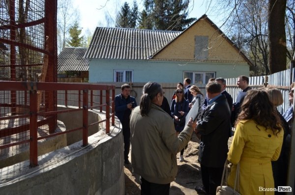 У Луцьку поляки проінспектували хід реконструкції міського зоопарку. ФОТО
