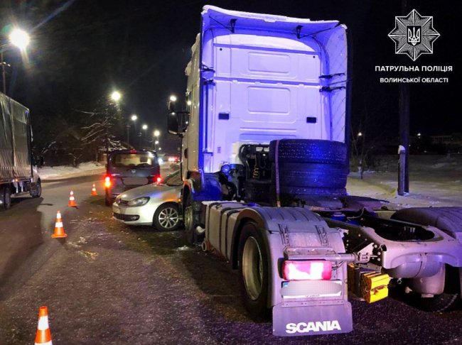 У Луцьку зіткнулися три автівки. ФОТО