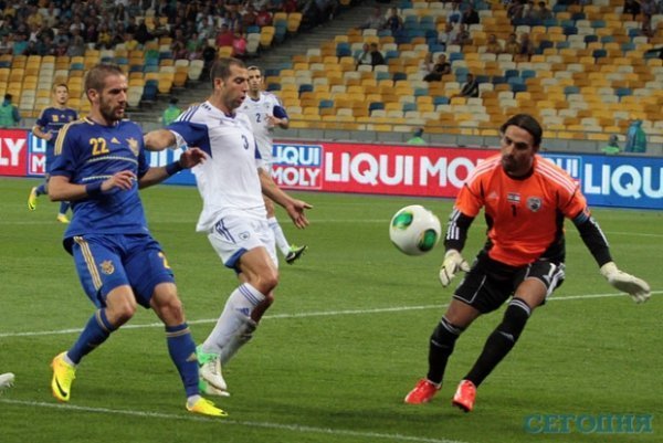 Фото матчу  Україна ‒ Ізраїль