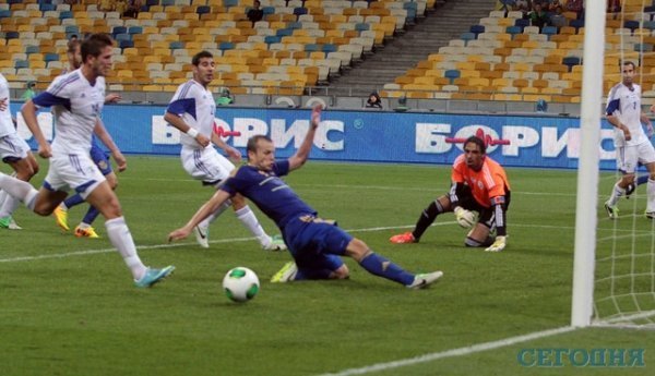 Фото матчу  Україна ‒ Ізраїль