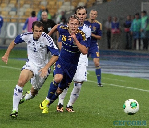 Фото матчу  Україна ‒ Ізраїль