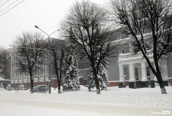 Як Луцьк замело снігом. ФОТО