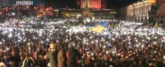 «Океан Ельзи» у золотому складі виступив на Євромайдані. ФОТО. ВІДЕО