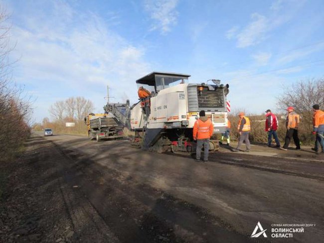 Розпочали ремонт дороги Любомль – Верба