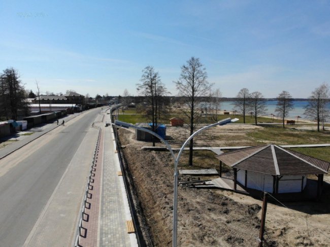 Весняний Світязь і оновлена набережна з висоти пташиного польоту. ФОТО