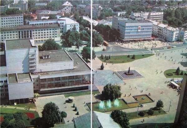 Радянський Луцьк з висоти польоту птаха. ФОТО