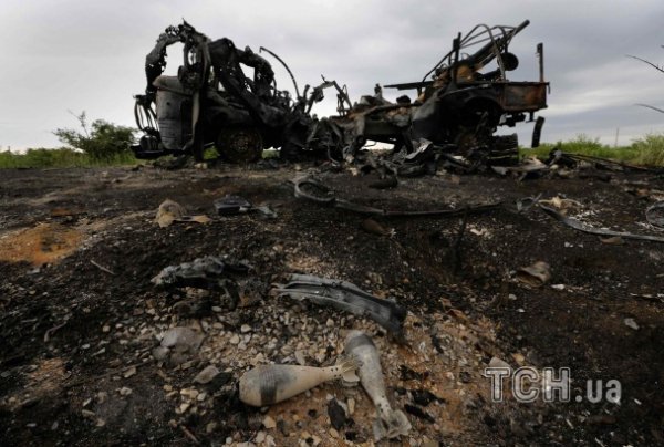 Місце бойових дій під Краматорськом. ФОТО