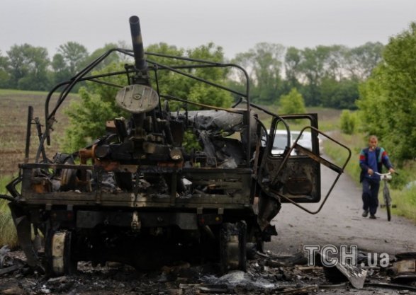 Місце бойових дій під Краматорськом. ФОТО