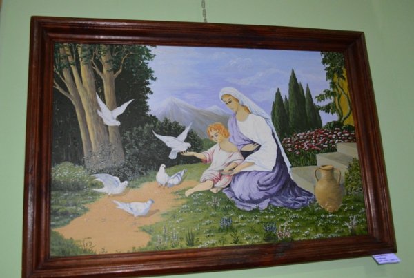 Волинська художниця відкрила першу персональну виставку у 70 років