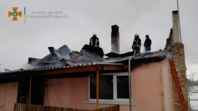 На Волині горіли два будинки та господарська  споруда. ФОТО