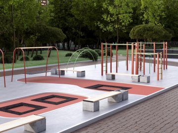 Показали, який вигляд матиме урбан-парк на проспекті Молоді в Луцьку. ФОТО