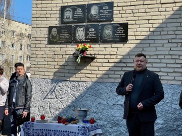 На Волині відкрили меморіальні дошки п'ятьом Героям. ФОТО