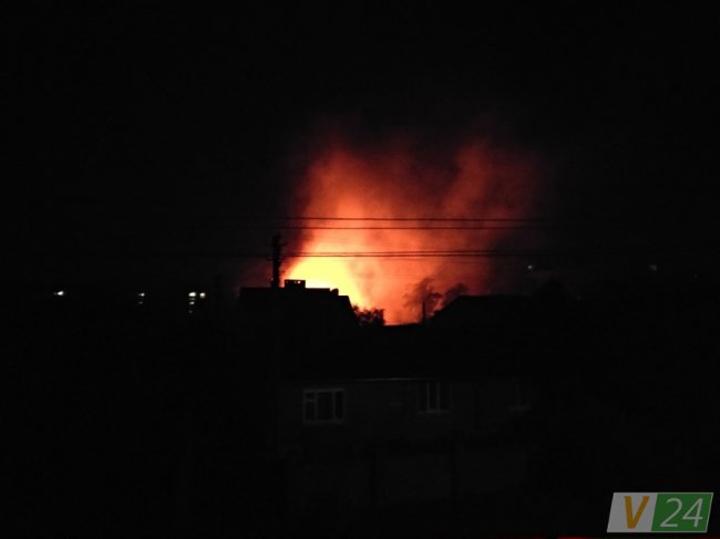 Нічна пожежа у Луцьку: подробиці. ФОТО