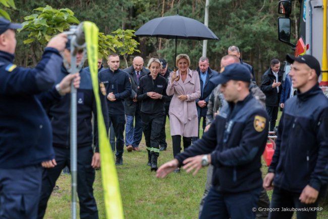Пожежники з Волині взяли участь у навчаннях у Польщі. ФОТО