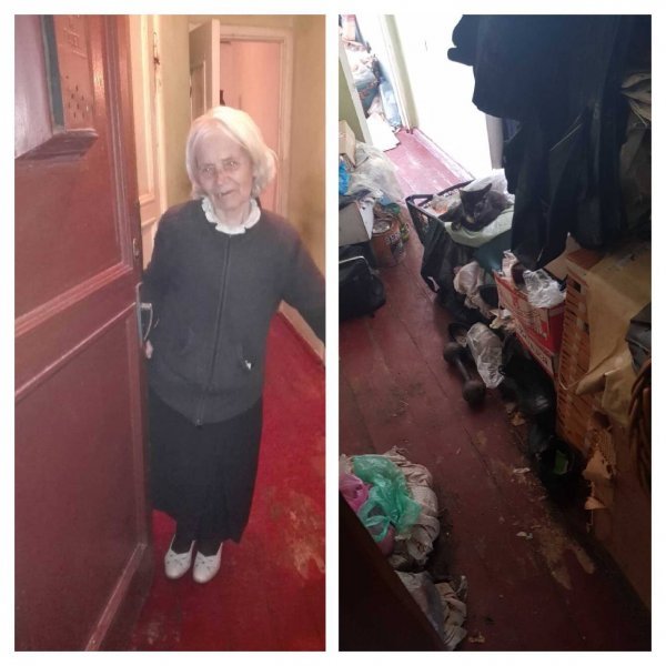 Бруд, таргани і миші: у Ковелі пенсіонерка перетворила квартиру на смітник. ФОТО