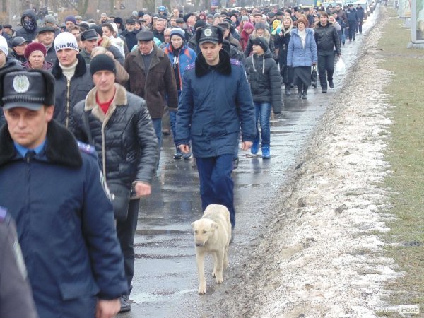 Хода до «площі Героїв Майдану» в Луцьку. ФОТО. ВІДЕО