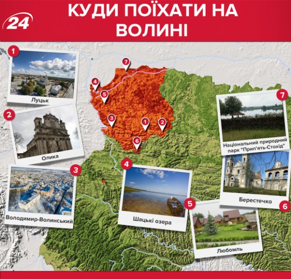 ТОП туристичних родзинок Волині