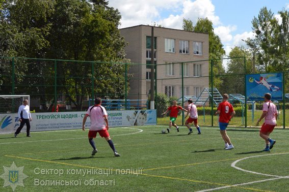 Турнір з міні-футболу серед поліцейських: «КОРД» обійшов луцьких копів