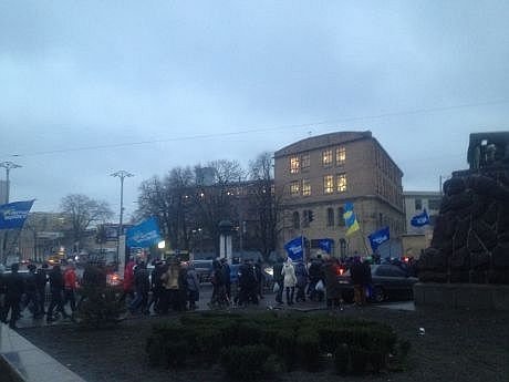 У центрі Києва ‒ засилля тітушок і силовиків. ФОТО