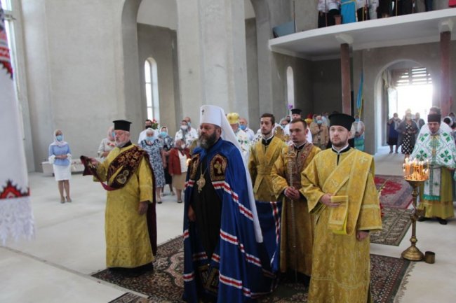 Владика Михаїл вперше відправив службу у храмі у Ковелі. ФОТО