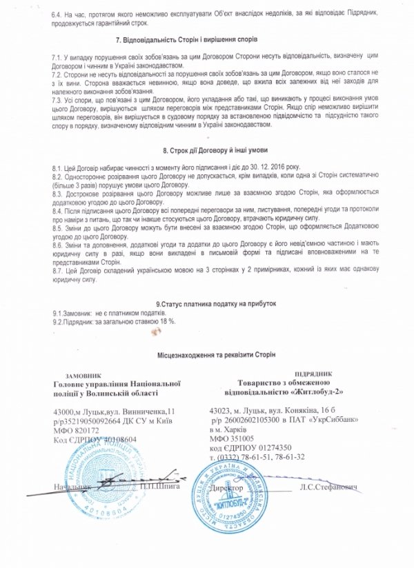 Волинська поліція за тиждень витратить мільйон на ремонт