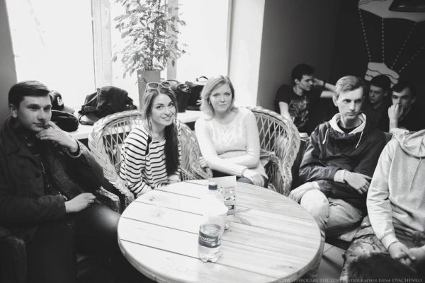 «Велопосиденьки» в луцькій кав'ярні. ФОТО