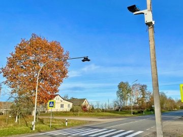 На аварійно-небезпечній ділянці  траси Луцьк - Володимир встановили камеру автофіксації порушень ПДР