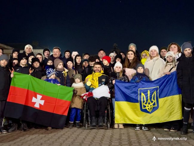 На Волині зустріли чемпіона Ігор Нескорених. ФОТО
