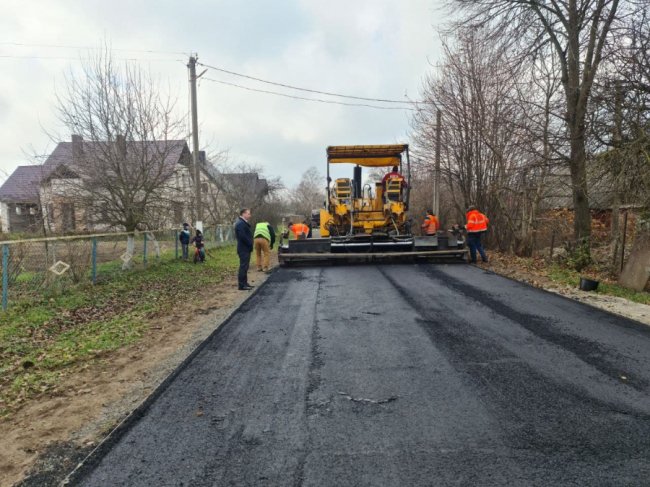 У Піддубцях завершили довгоочікуваний ремонт вулиці. ФОТО