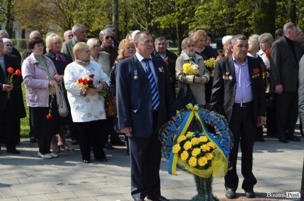 У Луцьку вшанували пам’ять загиблих ліквідаторів Чорнобильської аварії. ФОТО