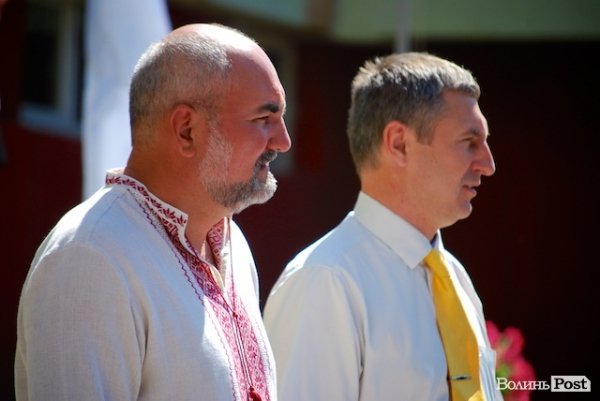 У Луцьку підняли олімпійський прапор на честь спортивних ігор в Баку. ФОТО