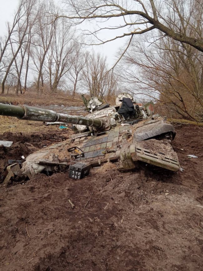 Знищили танковий підрозділ окупантів, який намагався прорватися у Київ. ФОТО