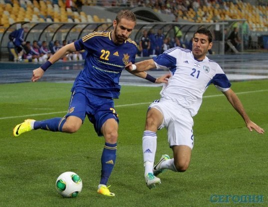 Фото матчу  Україна ‒ Ізраїль