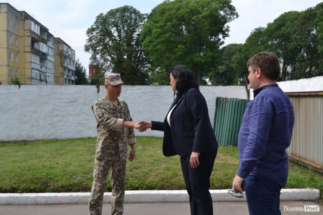 Віце-прем'єр-міністерка зустрілася з військовими на Волині. ФОТО
