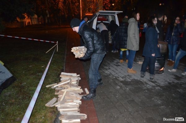 У Луцьку знову запанувала атмосфера Євромайдану. ФОТО