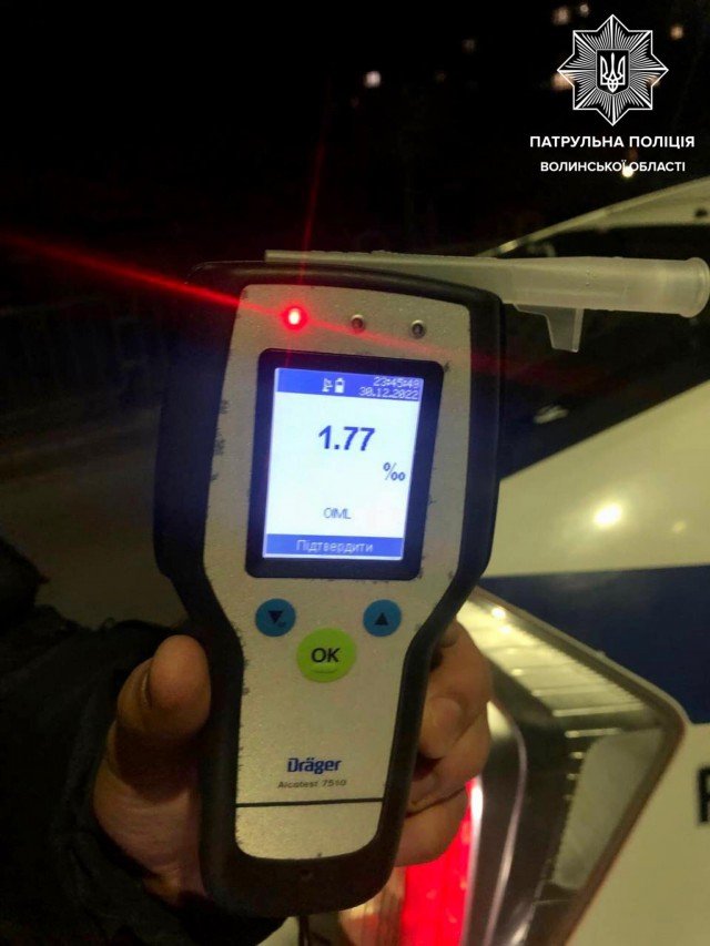 На Волині п'яні водії потрапили у ДТП. ФОТО