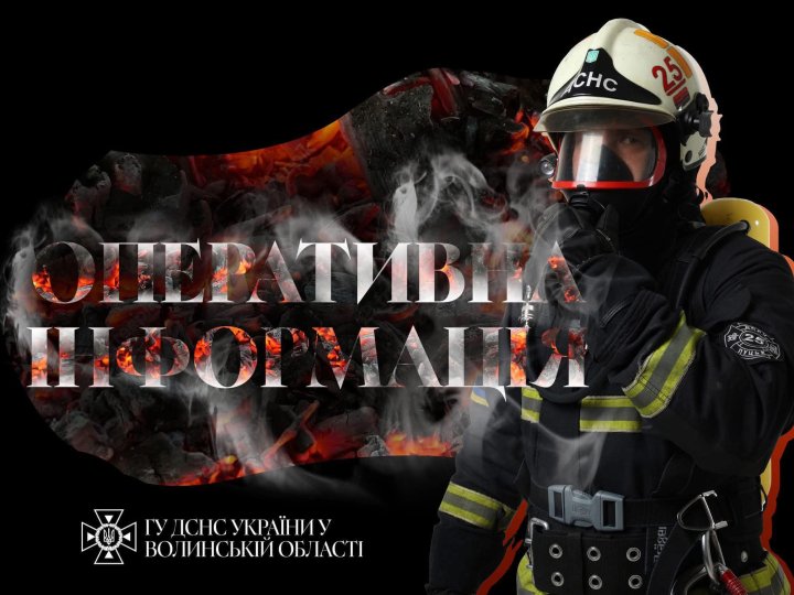 Пожежі на Волині: через падіння дерева спалахнула трава, горіли господарча споруда та житловий будинок 