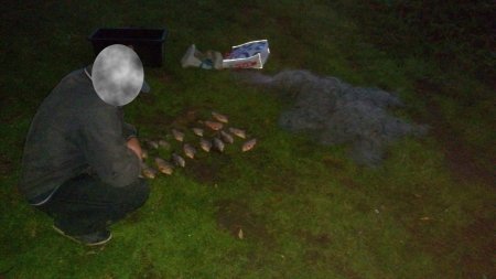 На волинському водосховищі зловили браконьєра. ФОТО